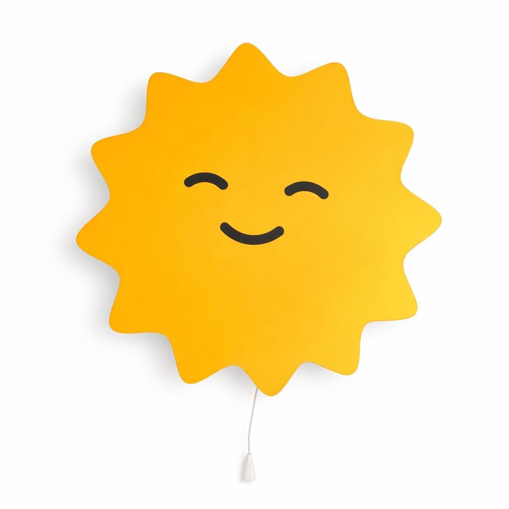 Sun Wall Lamp for Kid's Room | Nursery Rooms