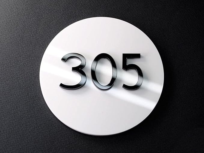 Personalized Door Number Plate