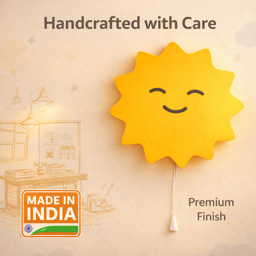 Sun Wall Lamp for Kid's Room | Nursery Rooms