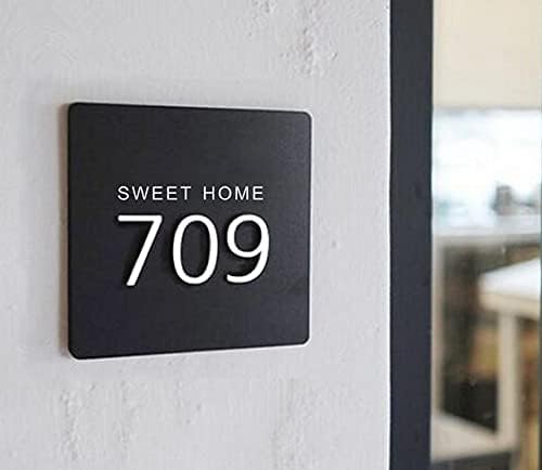 Personalized Door Number Plate
