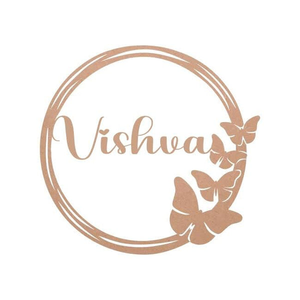 Personalized MDF Wooden Name Cutout