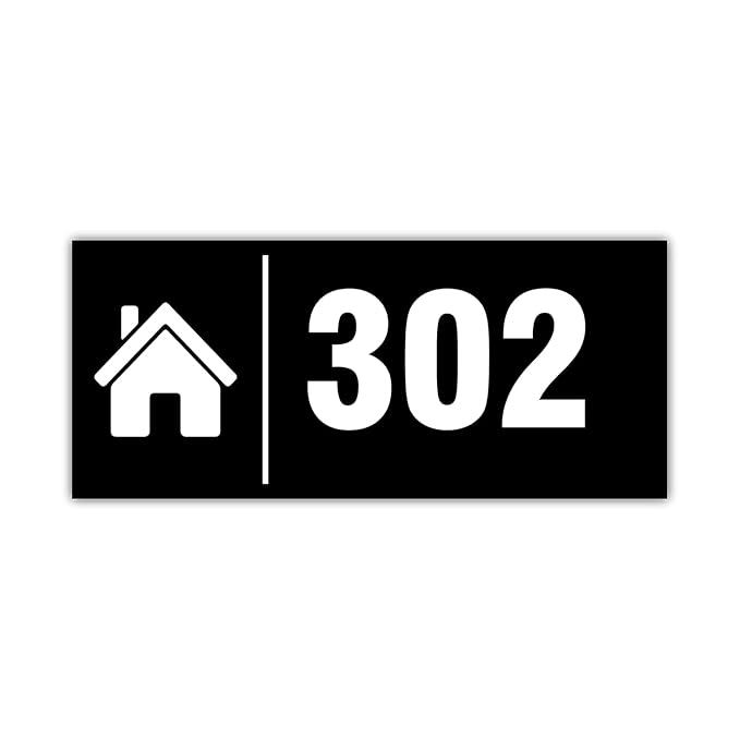 Personalized Door Number Plate
