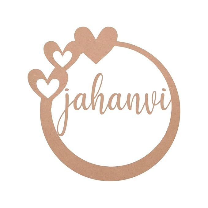 Personalized MDF Wooden Name Cutout