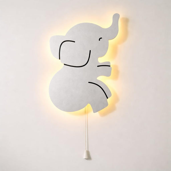Cute Elephant Wall Lamp for Kids Room | Nursery Decor