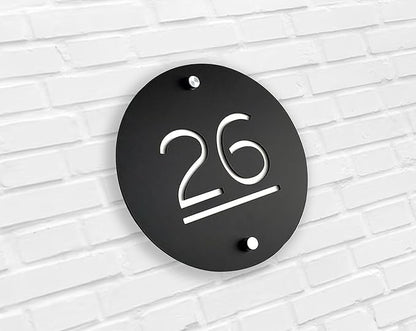 Personalized Door Number Plate