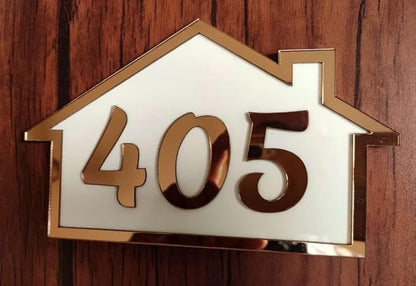 Personalized Door Number Plate