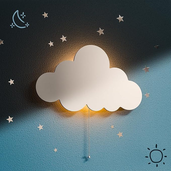 White Cloud Wall Lamp for Kids Room | Nursery Decor