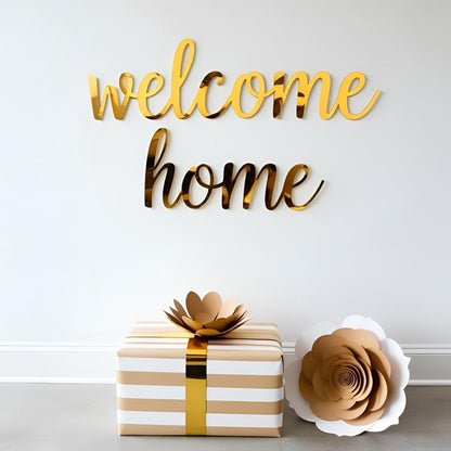 Customised Golden Acrylic Letters & Numbers