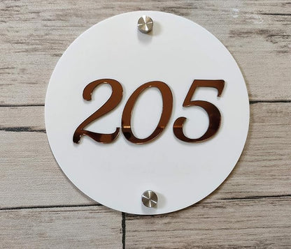 Personalized Door Number Plate