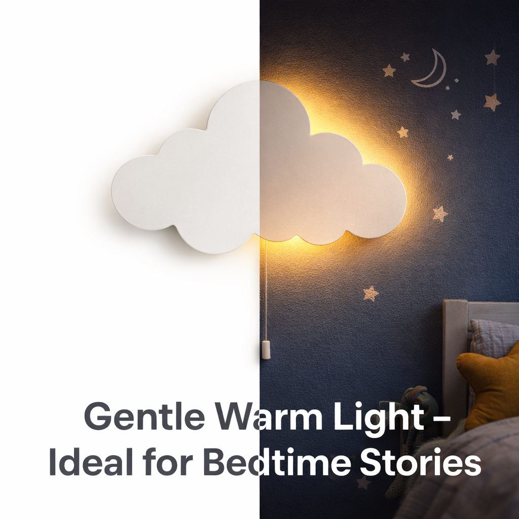 White Cloud Wall Lamp for Kids Room | Nursery Decor