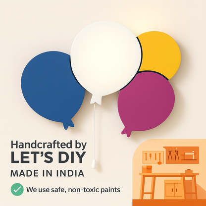 Balloon Wall Lamp for Kids Room | Nursery Decor