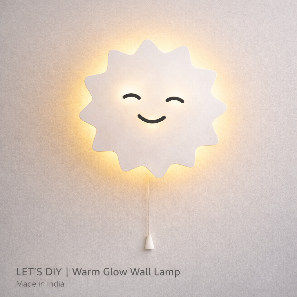 Sun Shape Wall Lamp for Kids Room | Nursery Wall Lamp