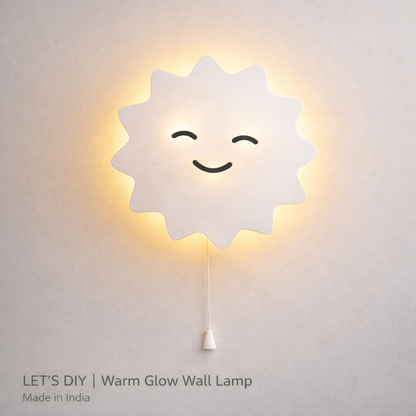 Sun Shape Wall Lamp for Kids Room | Nursery Wall Lamp