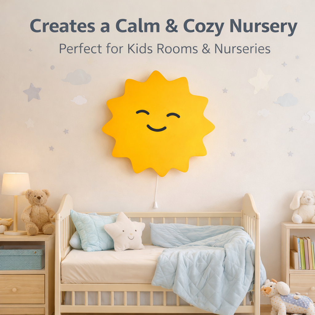 Sun Wall Lamp for Kid's Room | Nursery Rooms