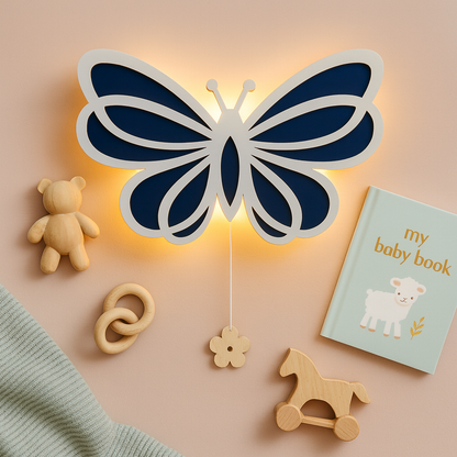 Butterfly WallWall Lamp for Kids Room | Nursery Decor