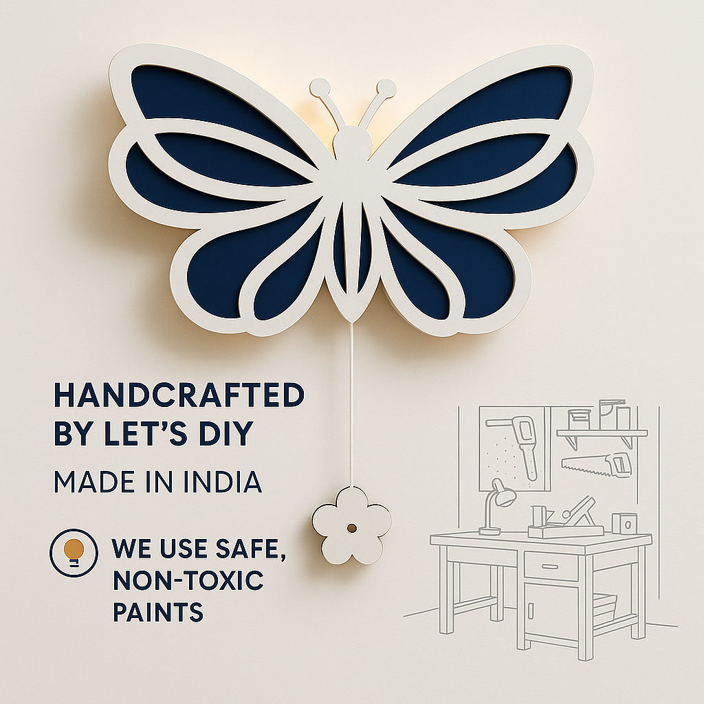 Butterfly WallWall Lamp for Kids Room | Nursery Decor