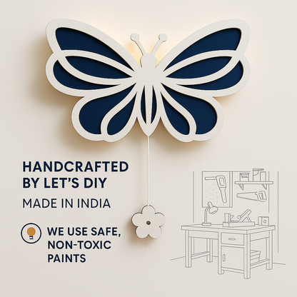 Butterfly WallWall Lamp for Kids Room | Nursery Decor