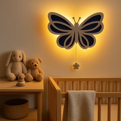 Butterfly WallWall Lamp for Kids Room | Nursery Decor