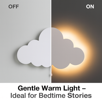 White Cloud Wall Lamp for Kids Room | Nursery Decor