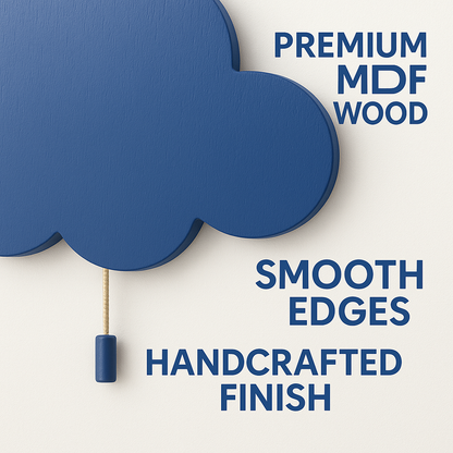 Blue Cloud Wall Lamp for Kids Room | Nursery Decor