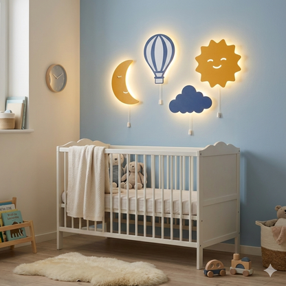 Sky Theme Wall Lamp for Kids Room | Nursery Decor
